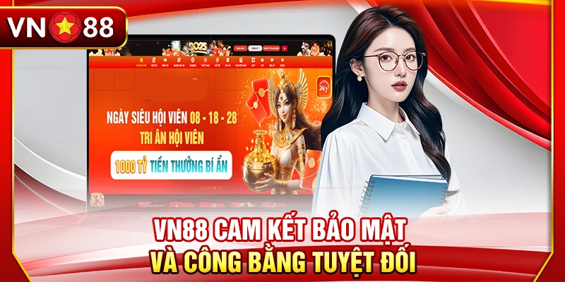 VN88 cam kết bảo mật và công bằng tuyệt đối
